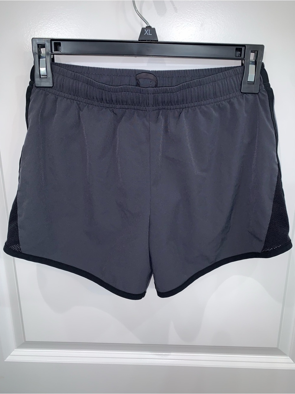 bcg Girls Dark Gray Athletic Running Shorts